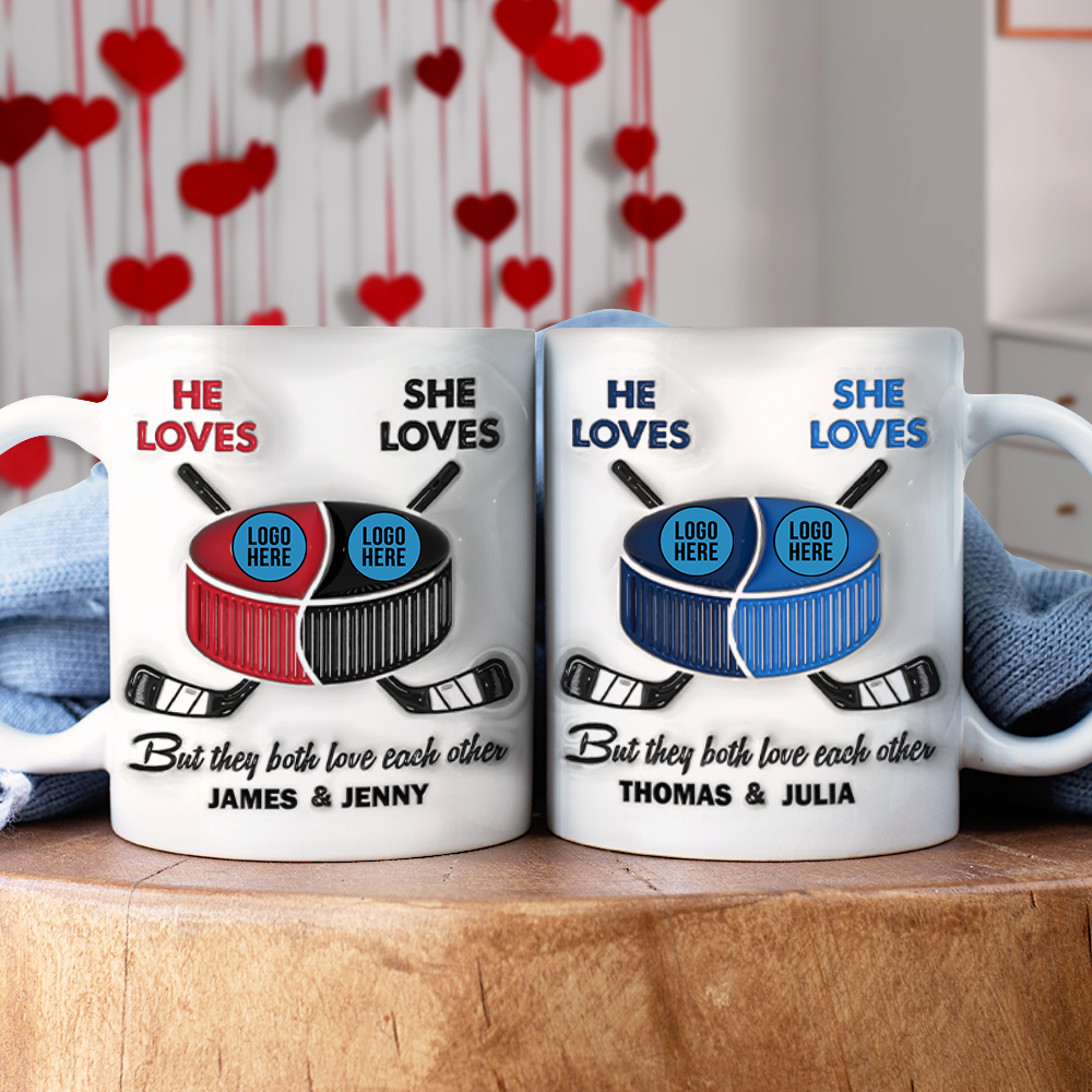 Personalized Gifts For Ice Hockey-loving Couple Coffee Mug 06hupu240125-Homacus