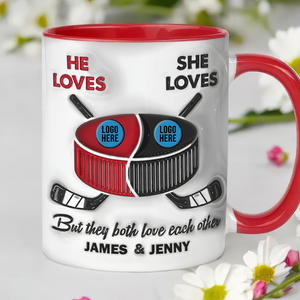 Personalized Gifts For Ice Hockey-loving Couple Coffee Mug 05hupu240125-Homacus