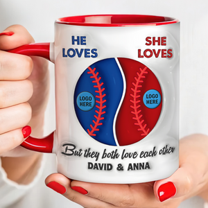 Personalized Gifts For Baseball-loving Couple Coffee Mug 06hupu230125-Homacus