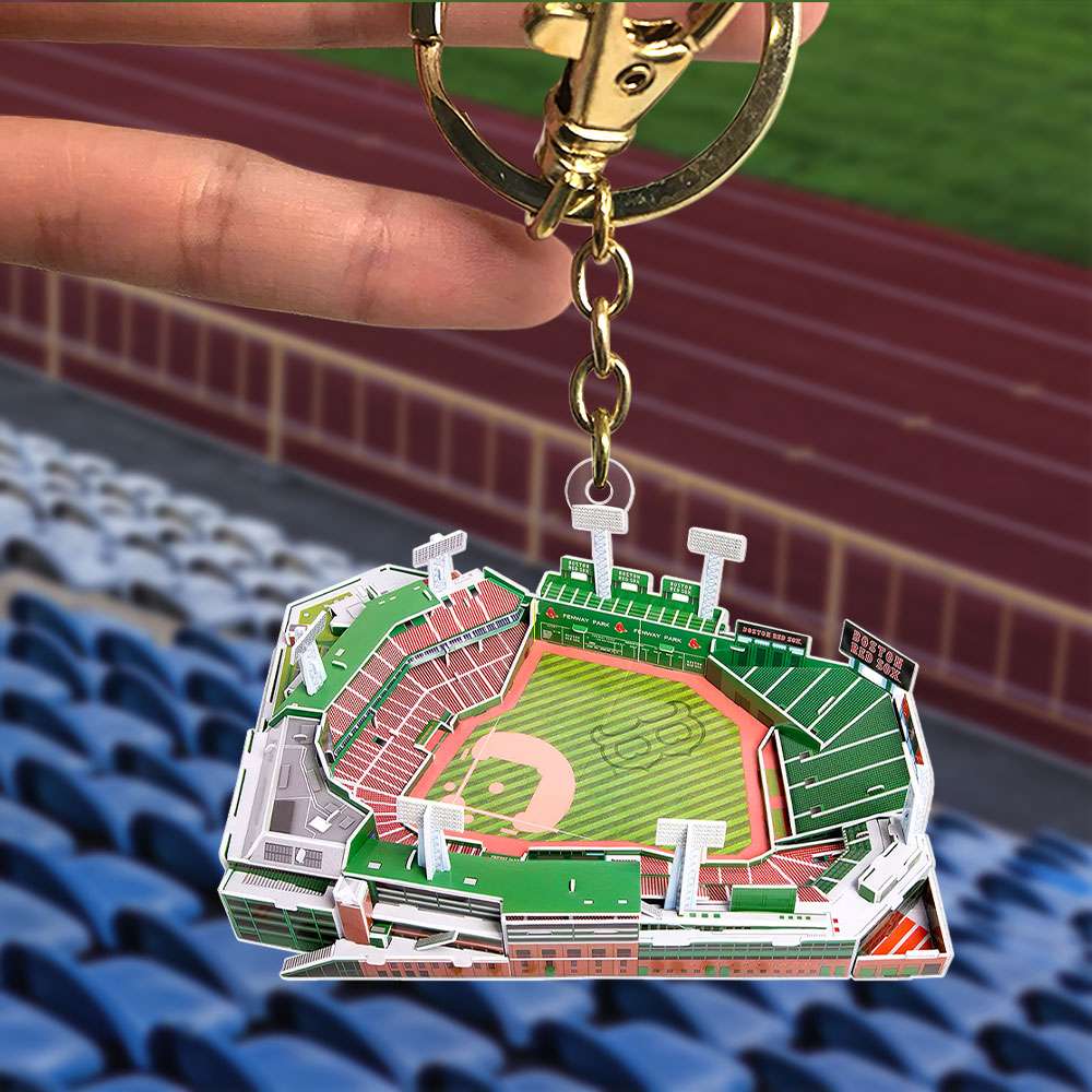 Personalized Gift For Baseball Lover Keychain, Baseball Stadium Field 01QHTI051223-02-Homacus